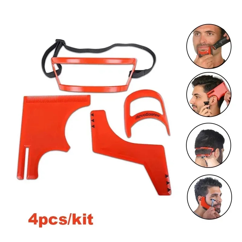 Mens Grooming Tools - 2/4Pcs männer Bart Kämme Haar Trimmer
