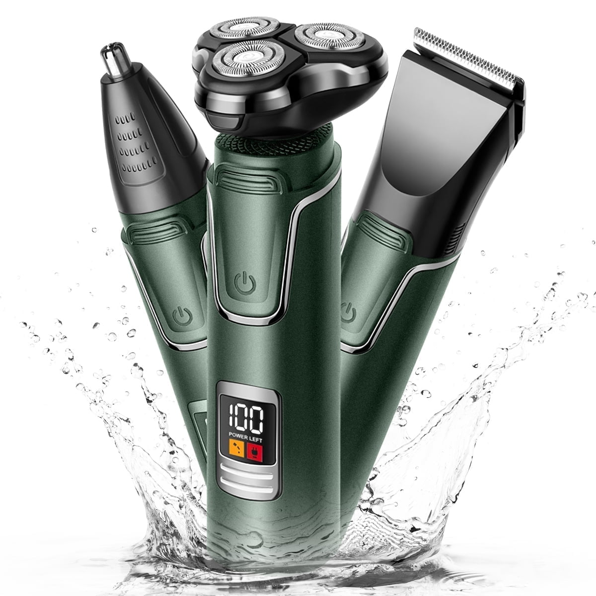 Men'S Grooming Razor Kit - 3-in-1-Elektrorasierer für Männer, wiederaufladbare Elektrorasierer mit