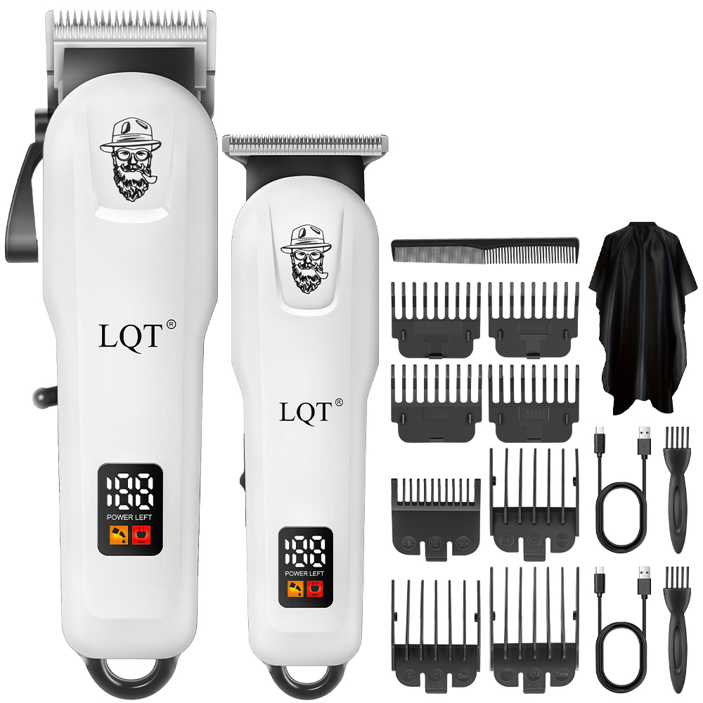 Mens Grooming Tools - LQT 2-teiliges Haarschneidegerät, Elektrischer Haarschneider für