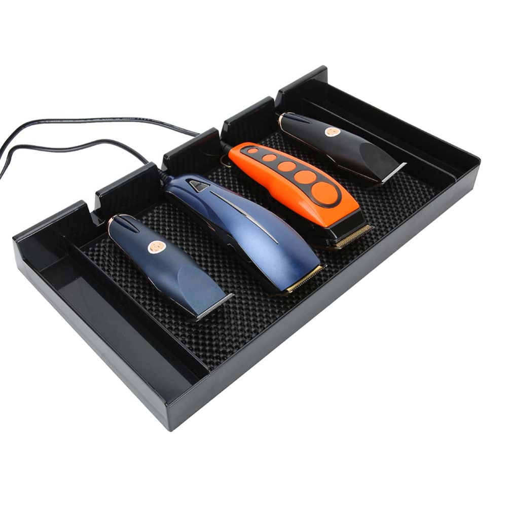 Hair Clipper Professional - PC-Aufbewahrungsbox für Haarschneidemaschinen, rutschfestes Design, Push-Pull-Mechanismus,