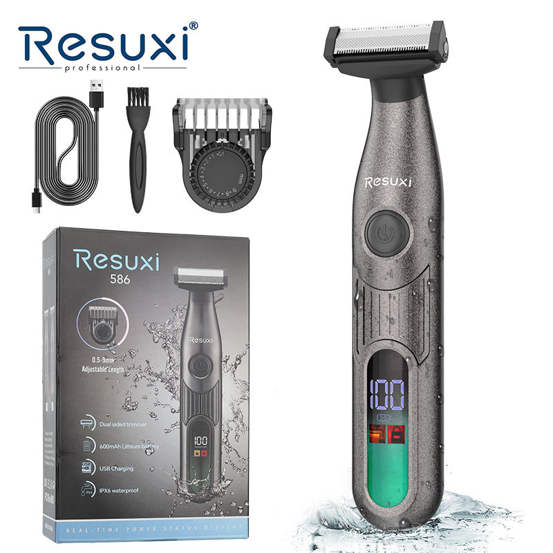 Men'S Grooming Hair And Body Wash - Resuxi 586 Premium Herren-Pflegegerät Elektrischer Bartschneider