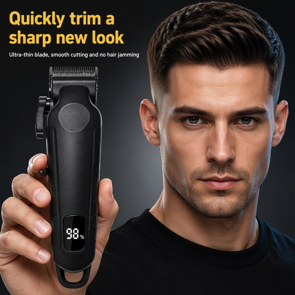 Hair Clipper Professional - Professioneller Neuer Elektrischer Haarschneider, Elektrischer Rasierkopf,
