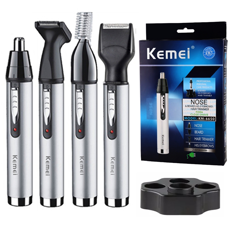 Men'S Grooming Facial - Kemei wiederaufladbarer All-in-One-Haarschneider für Männer/Frauen, Pflegeset,