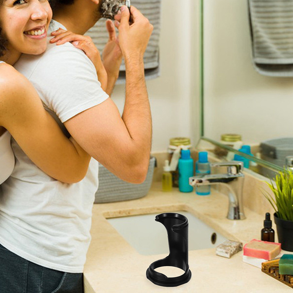 Mens Grooming Tools - 2 Stück Kunststoff-Rasierpinselhalter für Männer, tragbarer