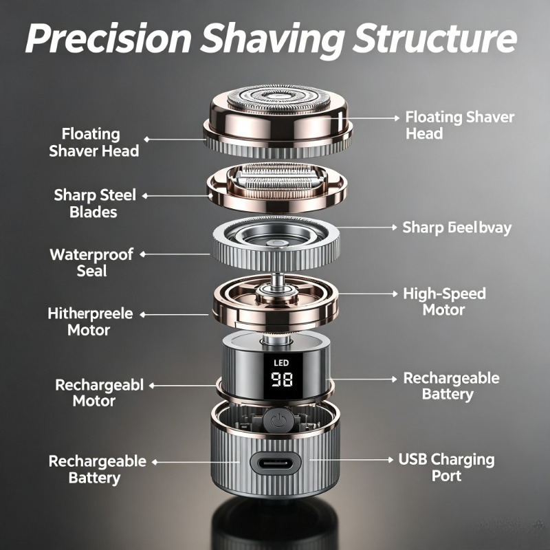 2026 Mini Elektrorasierer Trag – Men'S Grooming Razor Kit Bewertung und Preis