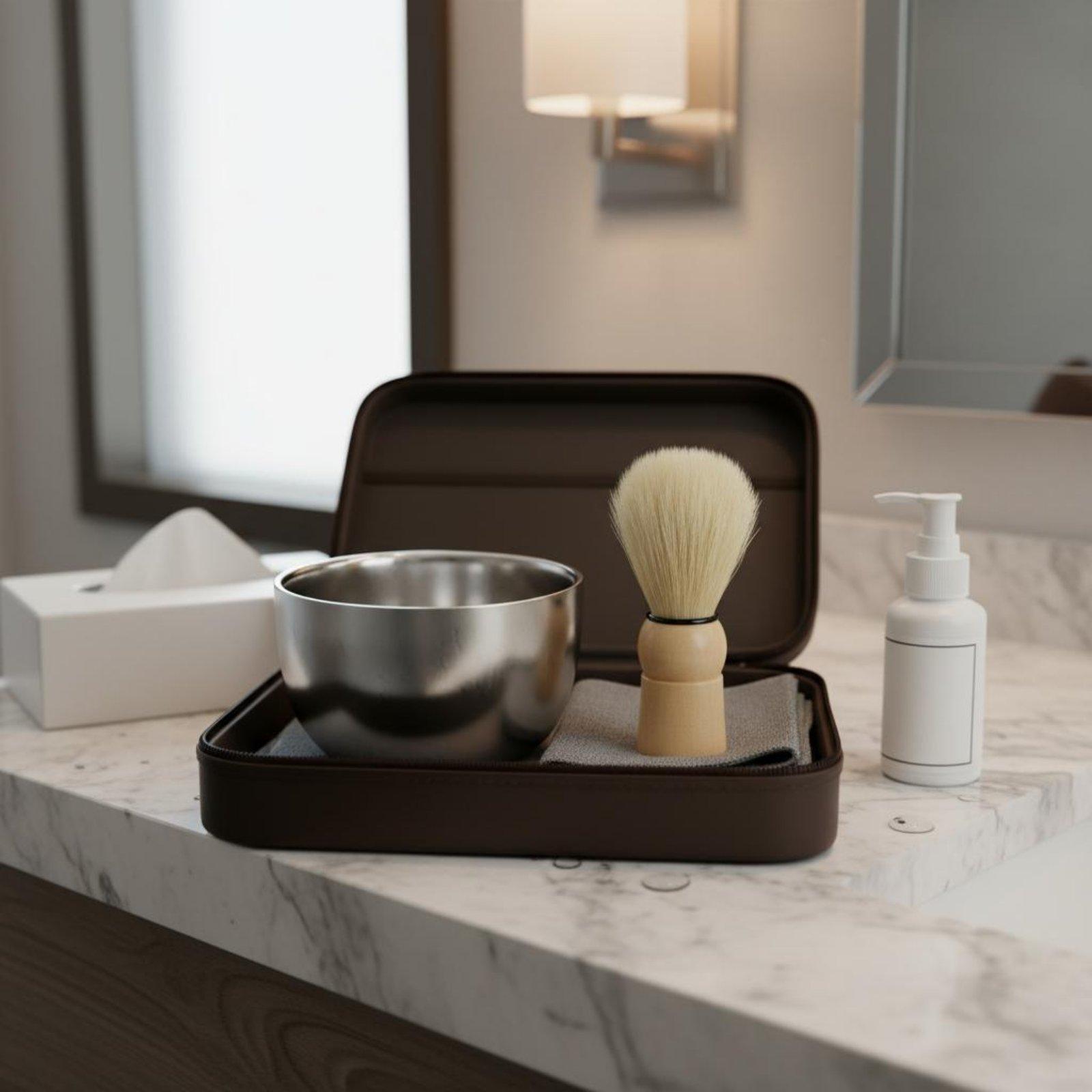 Metall-Rasierschaum-Schale für – Men'S Grooming Facial Bewertung und Preis