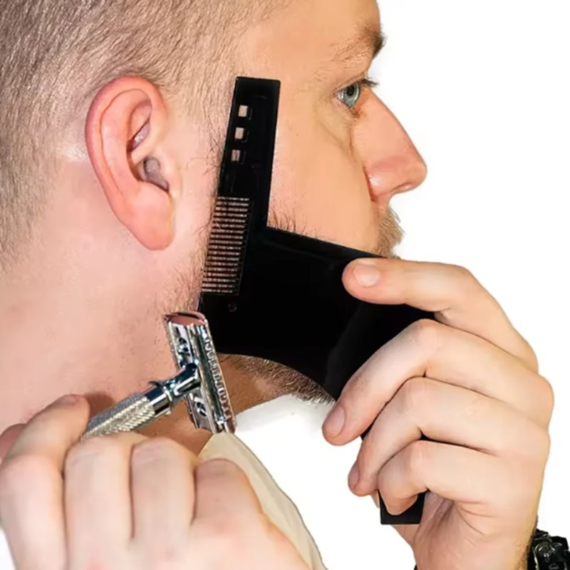 1 Stück Bartformungsschablone  – Men'S Grooming Facial Bewertung und Preis