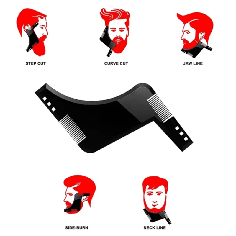 1 Stück Bartformungsschablone  – Men'S Grooming Facial Bewertung und Preis