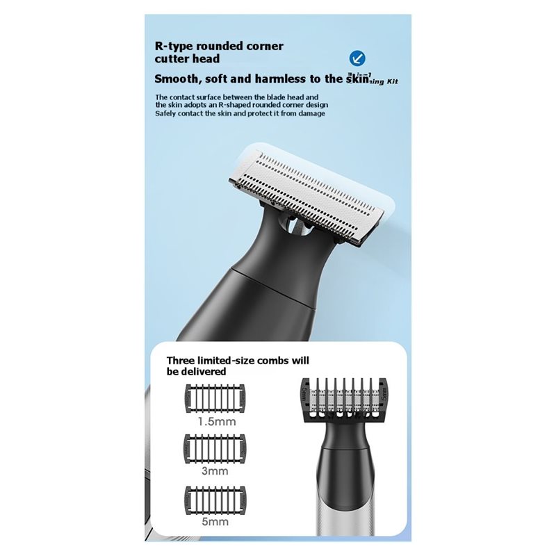 A83G-Doppelseitiger Körperhaar – Men'S Grooming Blade Bewertung und Preis